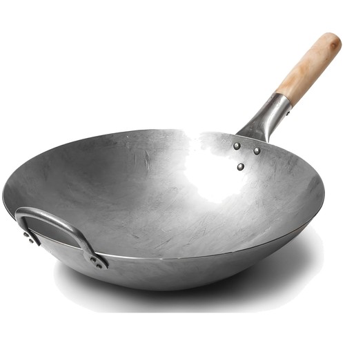 Wok professionale acciaio - in,